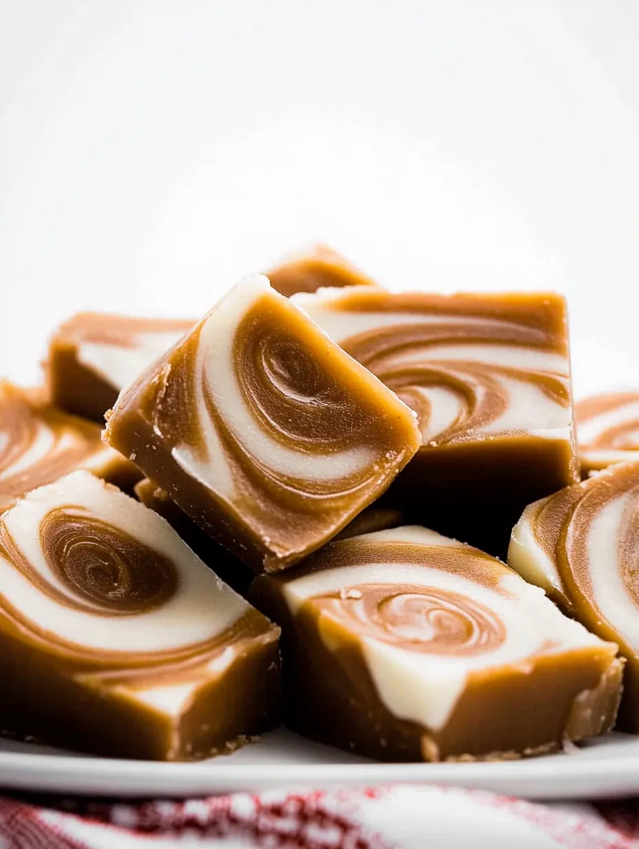 The best Gingerbread Swirl Fudge recipe