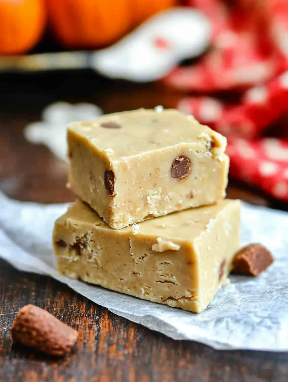 Pumpkin Spice Fudge with Cinnamon Chips recipe