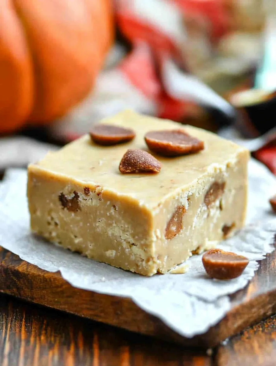 Easy Pumpkin Spice Fudge with Cinnamon Chips recipe