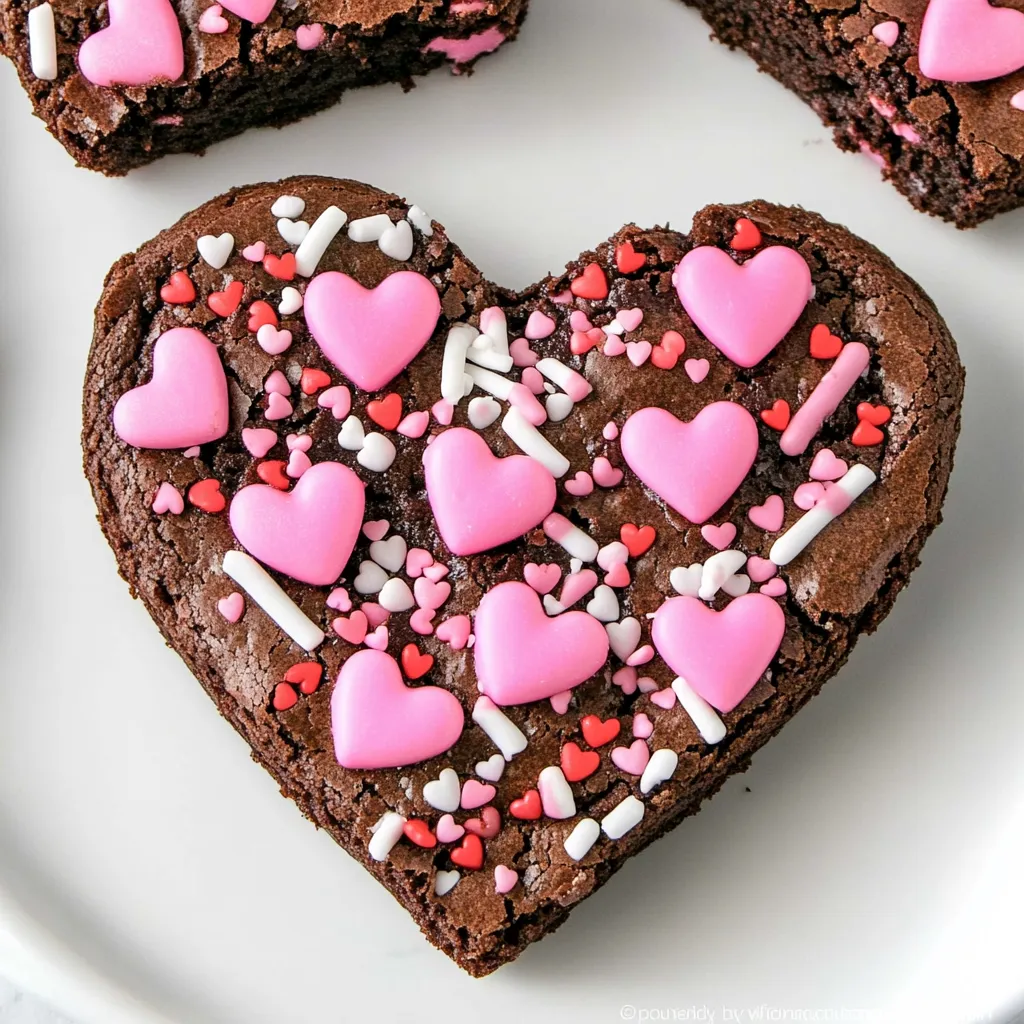 Heart Shaped Brownies