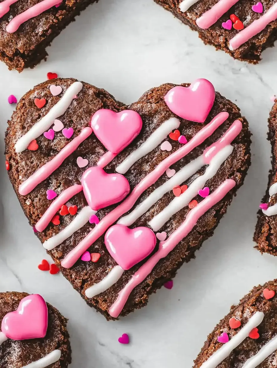 Heart Shaped Brownies Recipe