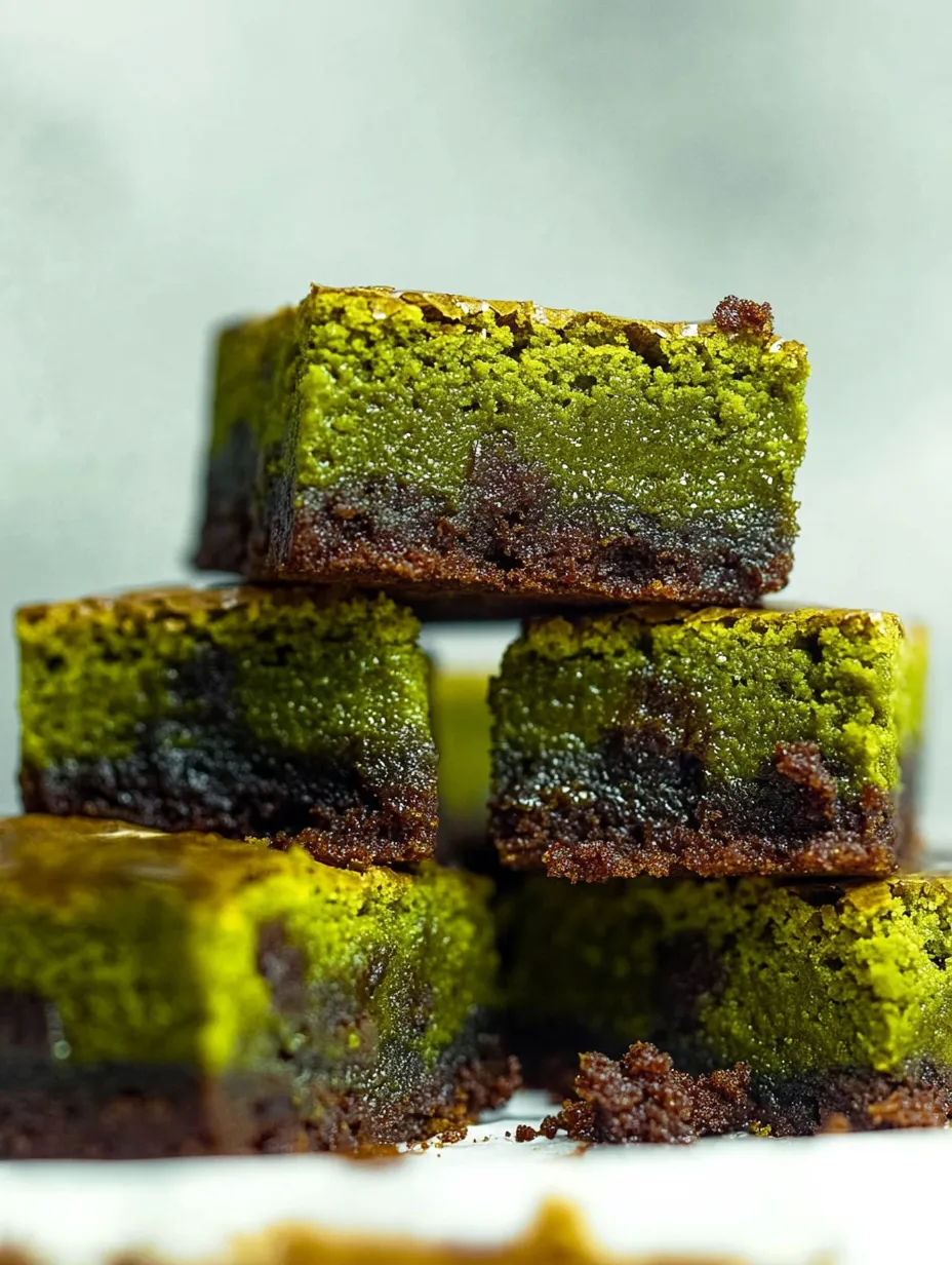 Easy Matcha Brownies Recipe