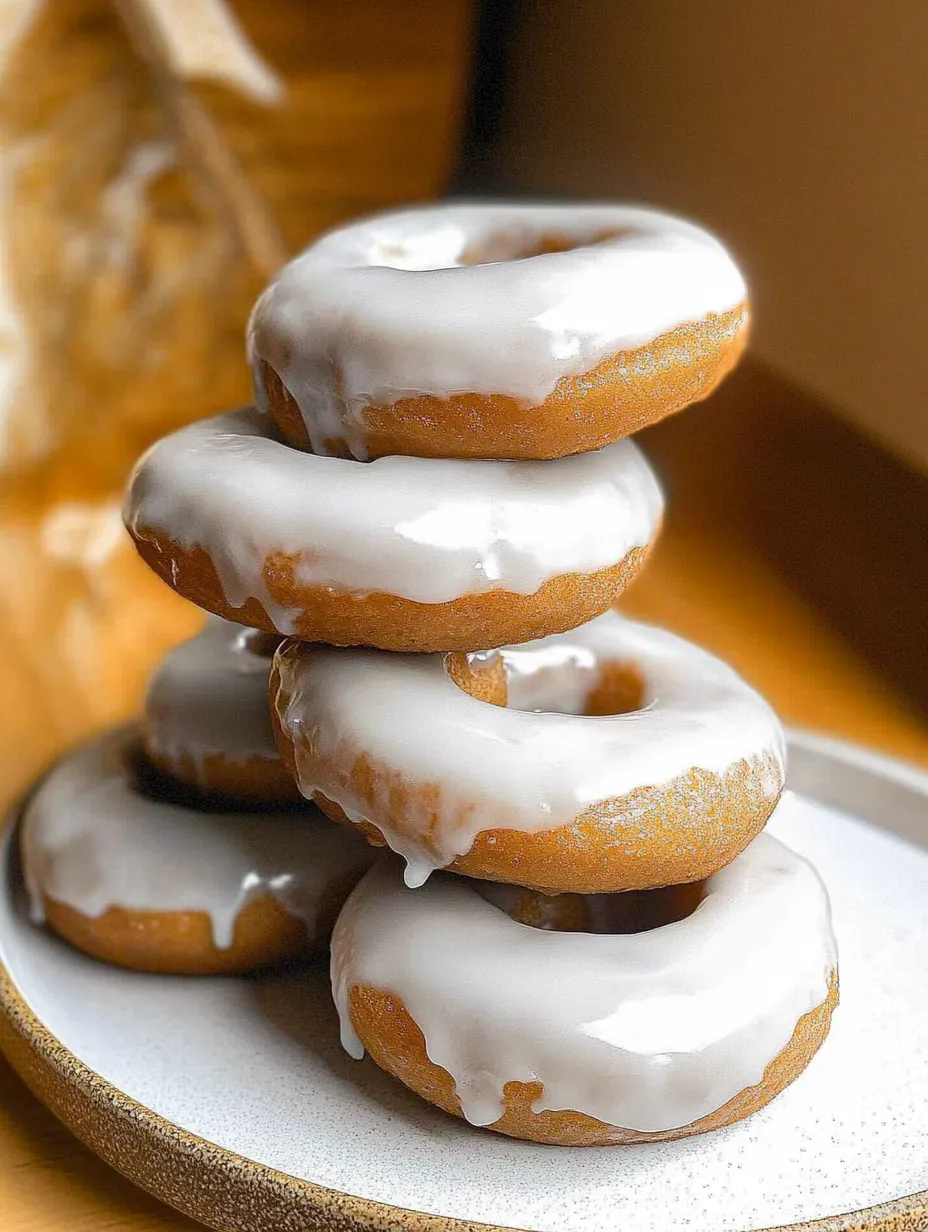 Easy No Bake Vegan Protein Glazed Donuts Recipe
