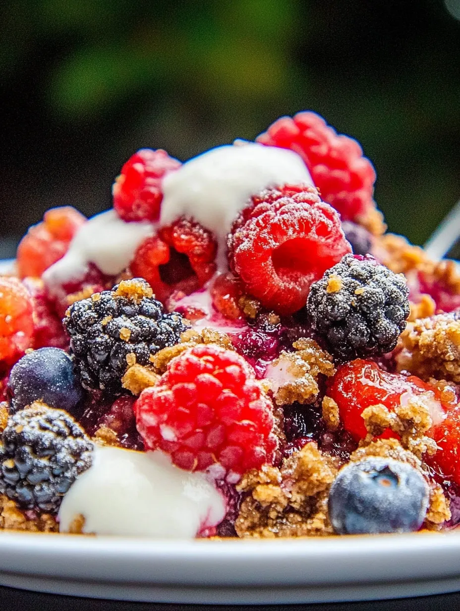 Easy Berry Crumble Recipe