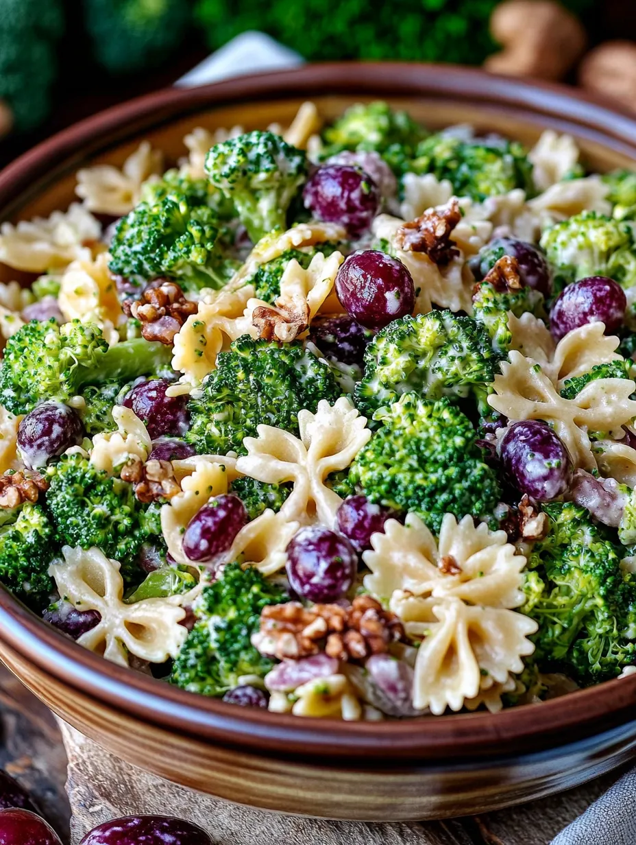 Broccoli Grape Pasta Salad Recipe