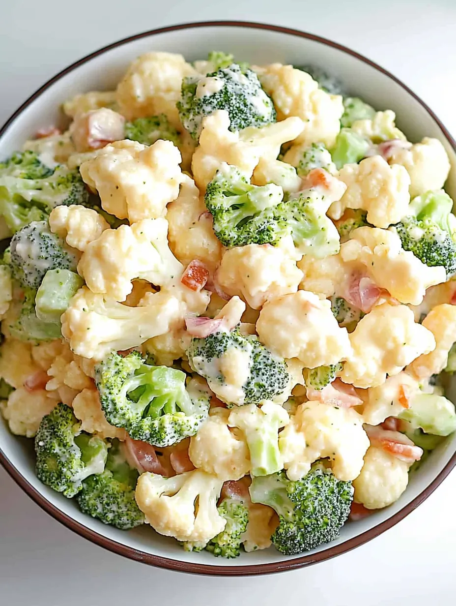 Broccoli Cauliflower Salad Recipe