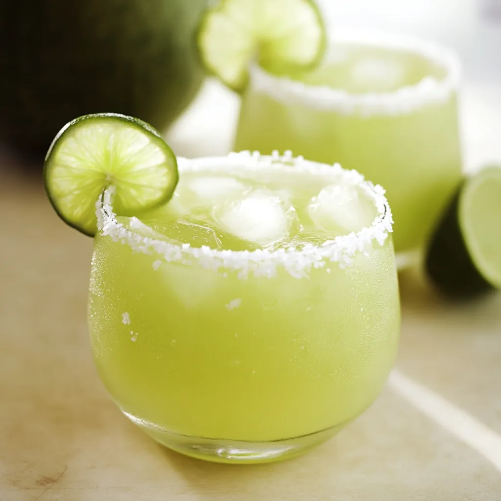 Easy honeydew lime margaritas Recipe