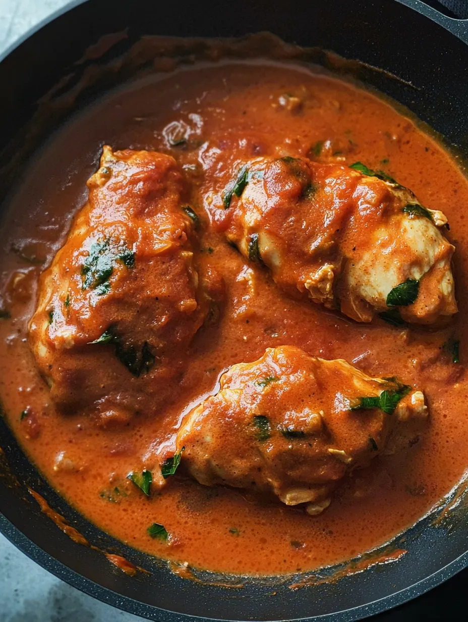 Creamy Tomato Chicken Skillet Recipe