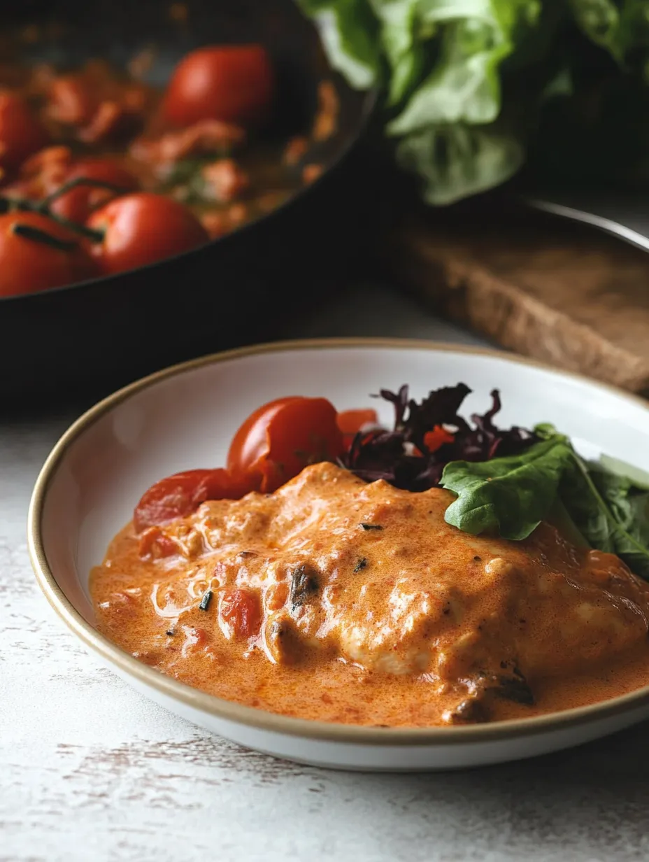 Creamy Tomato Chicken Skillet