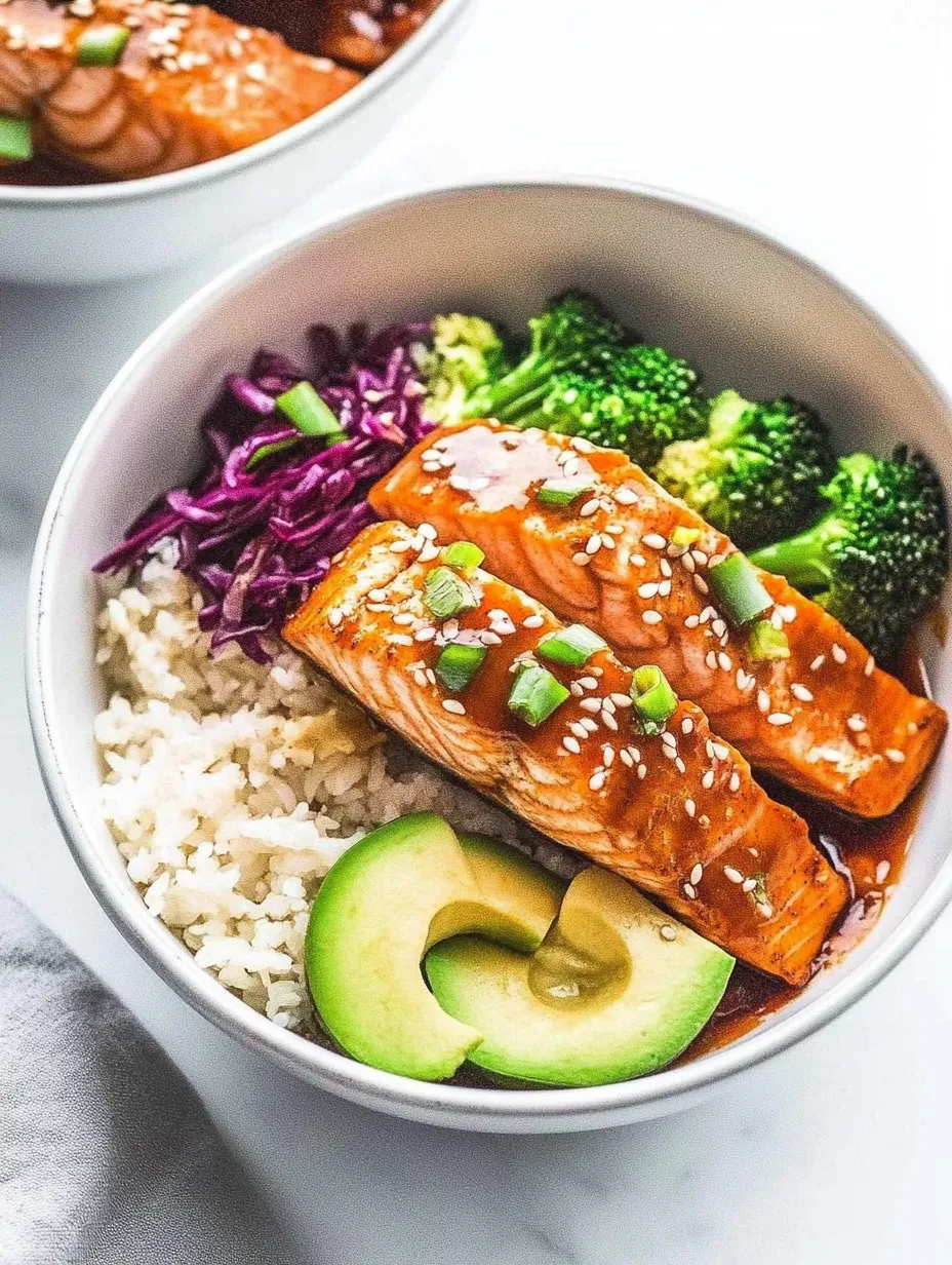 Teriyaki Salmon Bowls Recipe