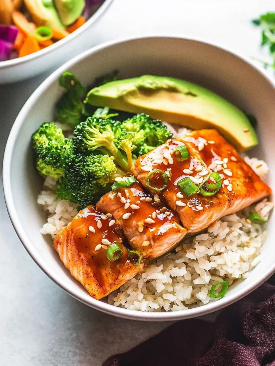 Teriyaki Salmon Bowls
