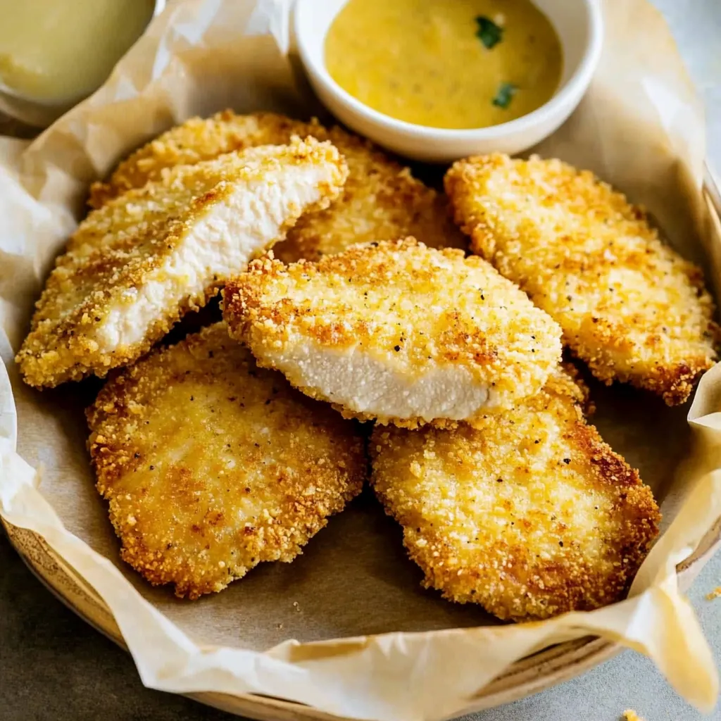 Easy Crispy Baked Chicken Cutlets Recipe