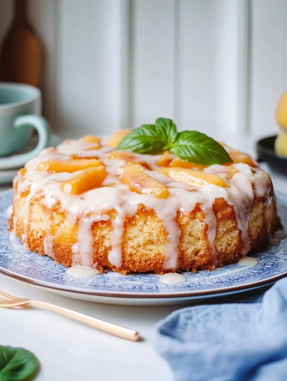 Peach Cobbler Pound Cake