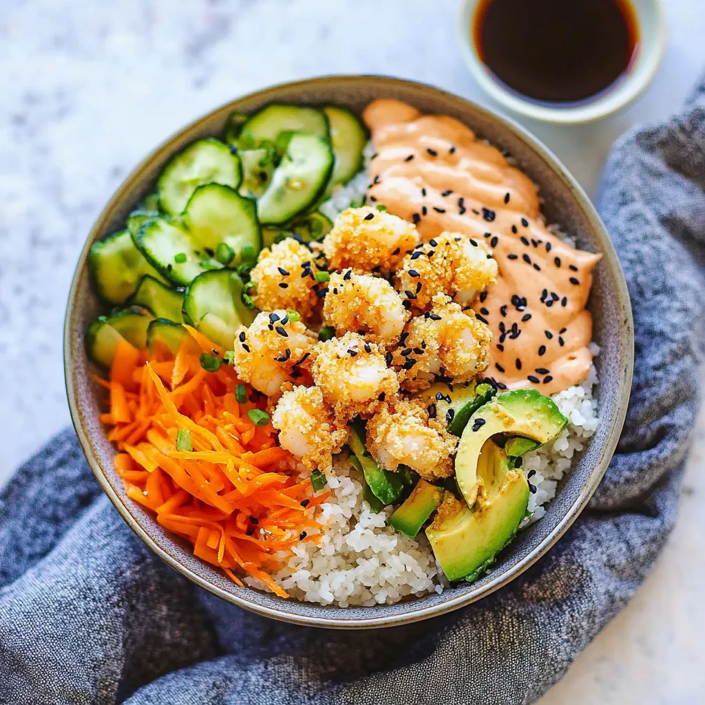 Easy Shrimp Sushi Bowl Recipe