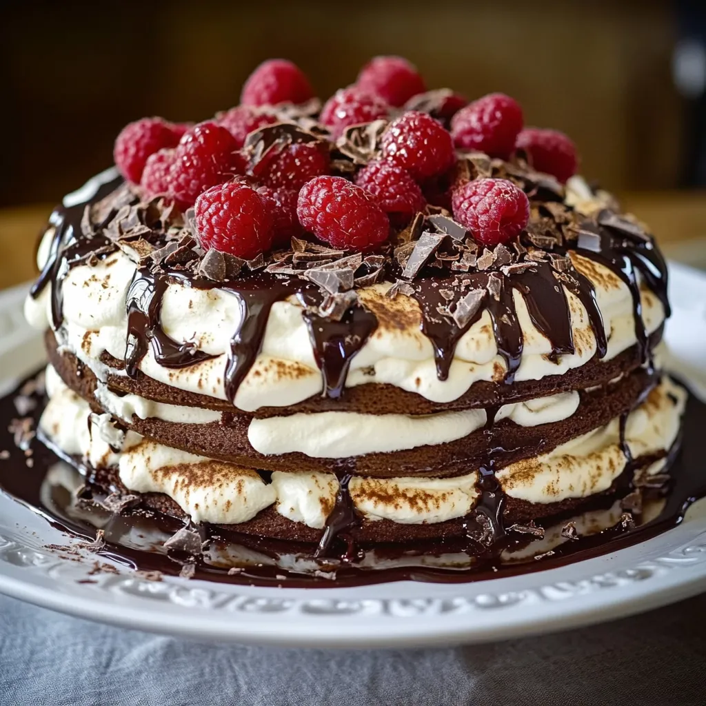 Easy Chocolate Meringue Cake Recipe