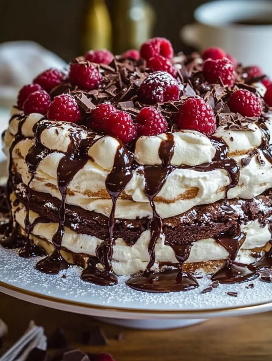 Chocolate Meringue Cake