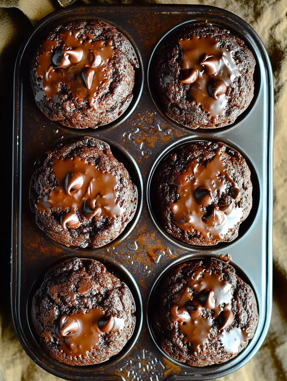 Easy Double Chocolate Muffins