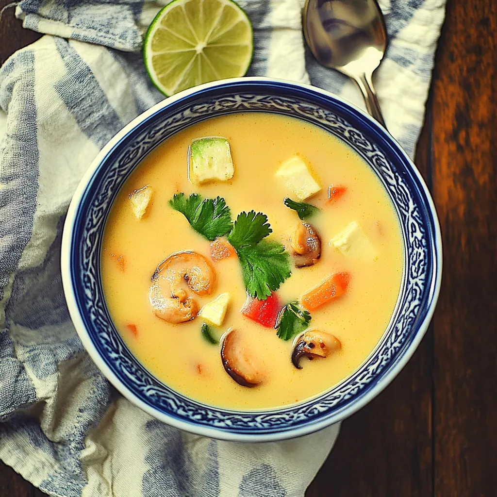 Easy Tom Ka Soup Recipe