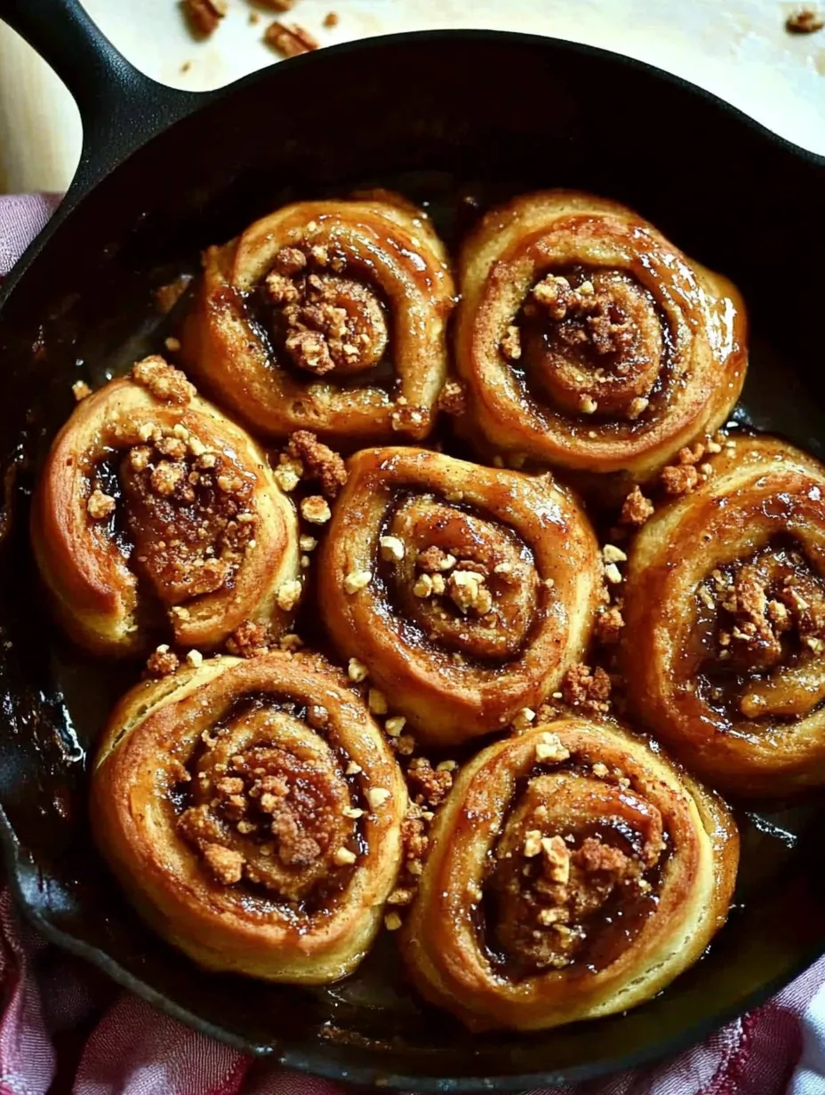 Skillet Maple Sticky Buns