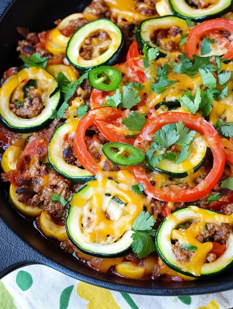 Mexican Zucchini Skillet Recipe