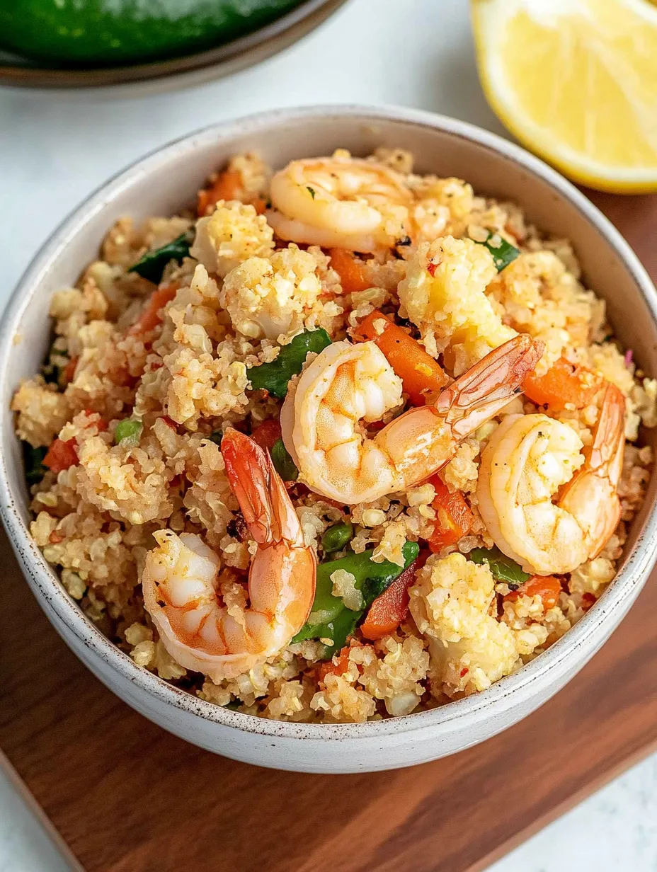 Shrimp Fried Cauliflower Rice Recipe
