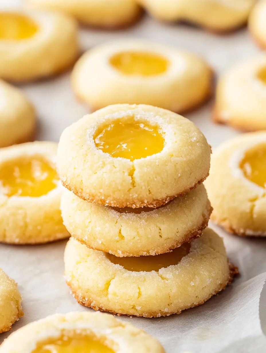 Easy Lemon Curd Cookies