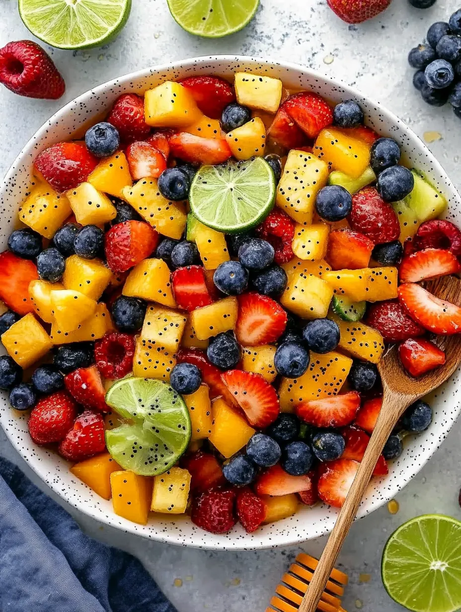 Fruit Salad with Honey-Lime Recipe