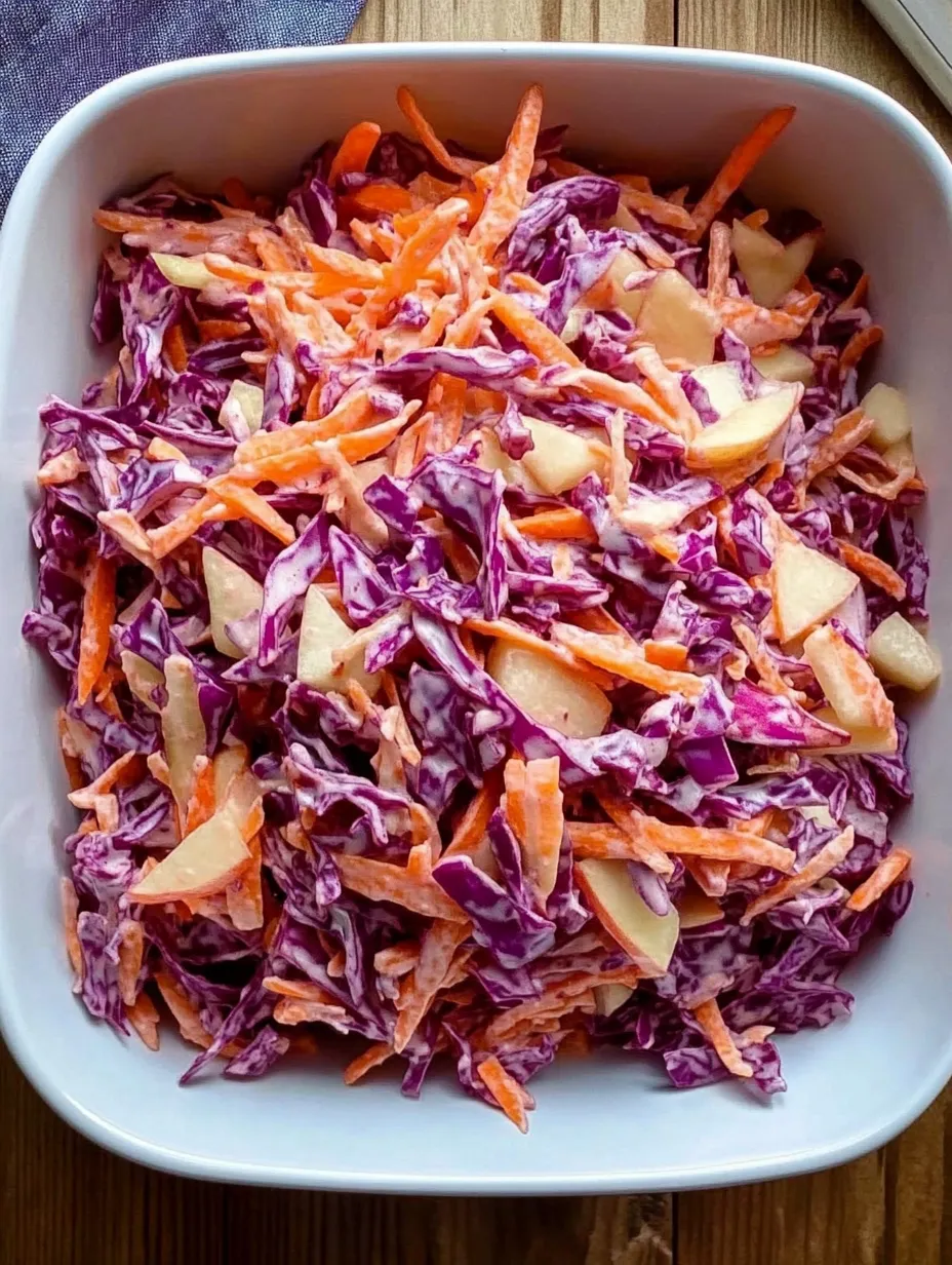 Cabbage Carrot Apple Slaw Recipe