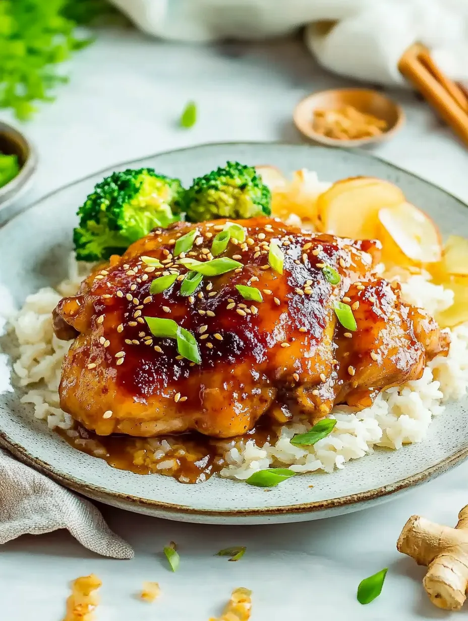 Juicy Honey Ginger Chicken Recipe