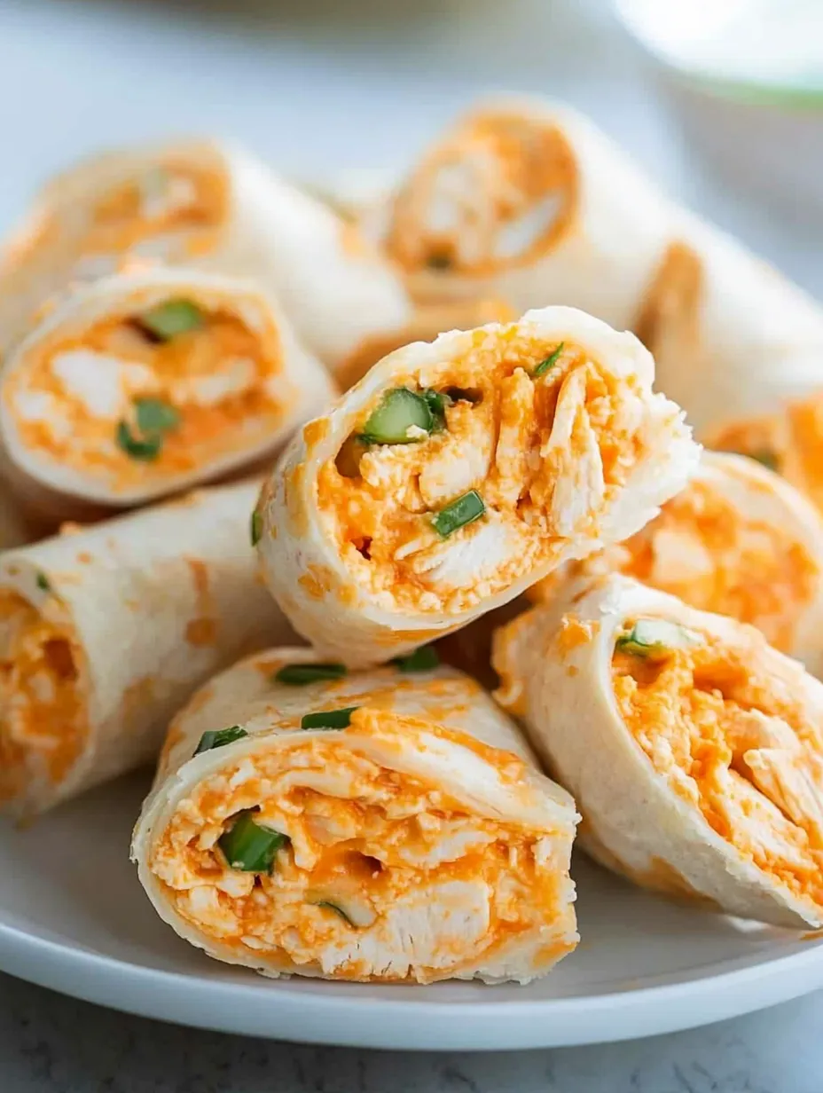 Buffalo Chicken Pinwheels Recipe