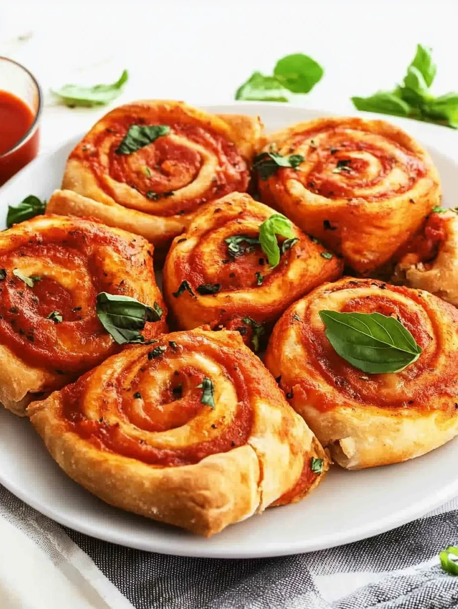 Delicious Pizza Pinwheels