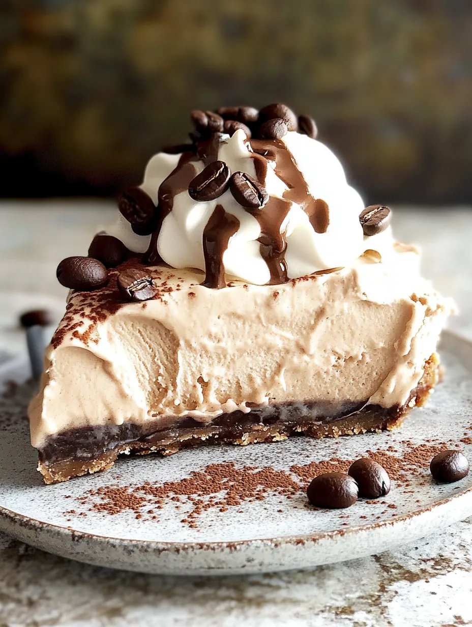 Mocha Latte Ice Cream Pie