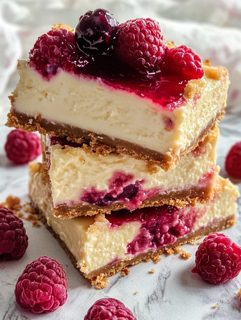 Raspberry Slab Cheesecake