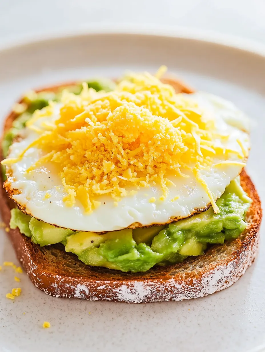 Grated Egg Avocado Toast Recipe