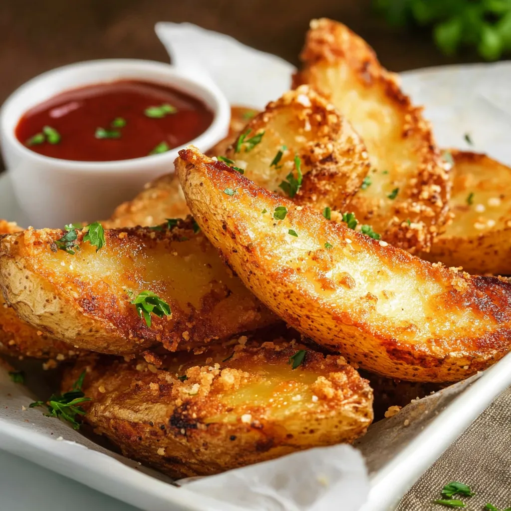 Easy Air Fryer Potato Wedges Recipe