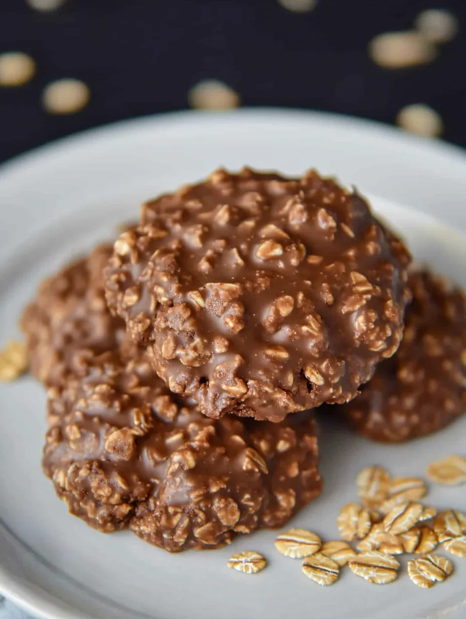 Chocolate Oatmeal No-Bake Cookies Recipe