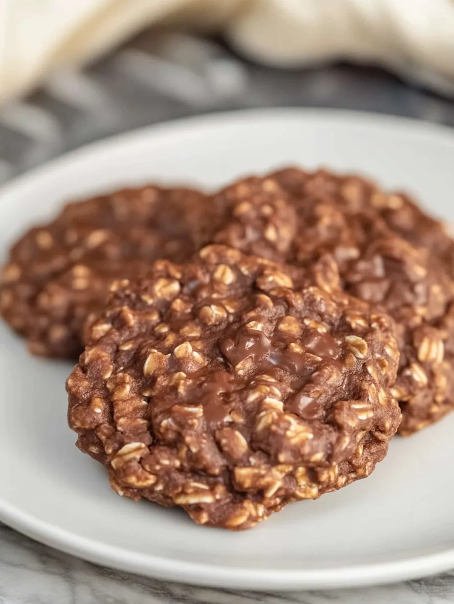 Chocolate Oatmeal No-Bake Cookies