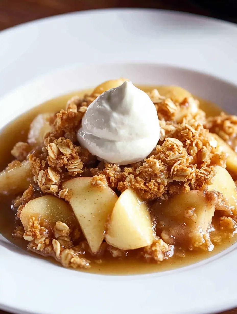 Air Fryer Apple Crisp for One Recipe