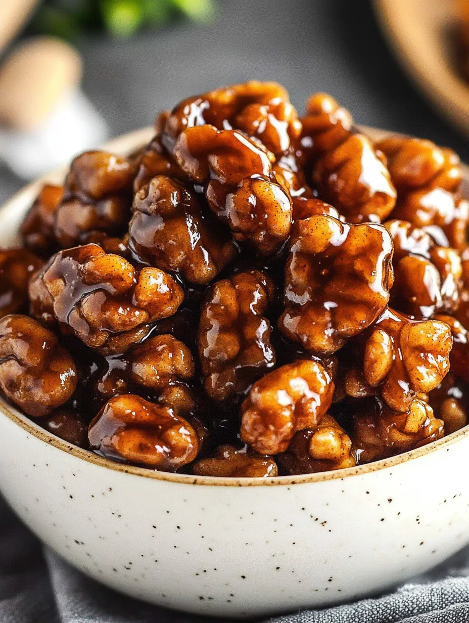 Air Fryer Honey Spiced Walnuts Recipe