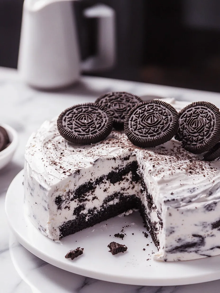 Easy Oreo Mousse Cake