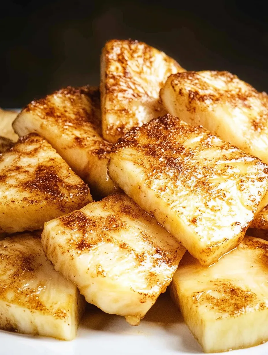 Air Fryer Grilled Pineapples Recipe