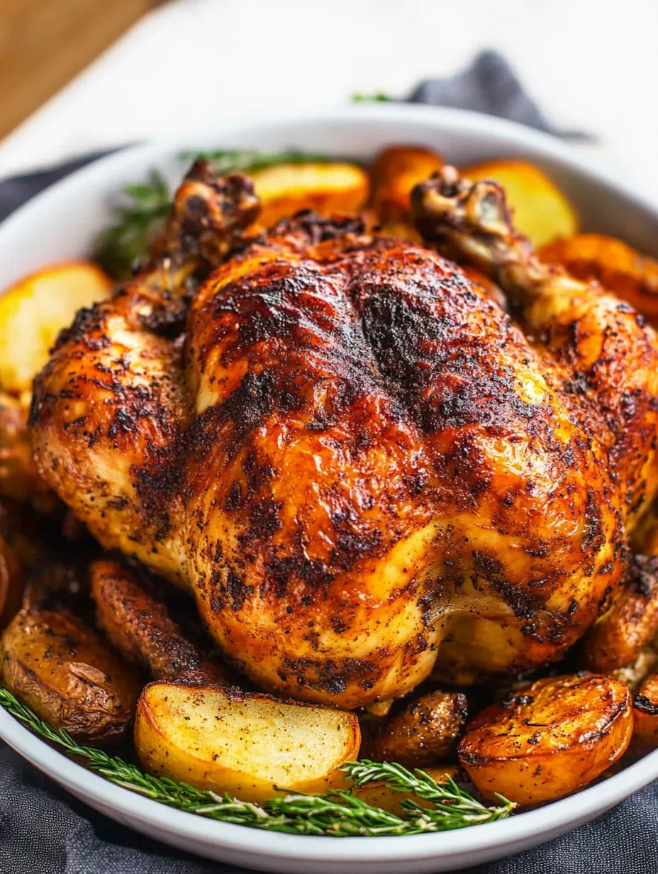 Whole Chicken in Air Fryer