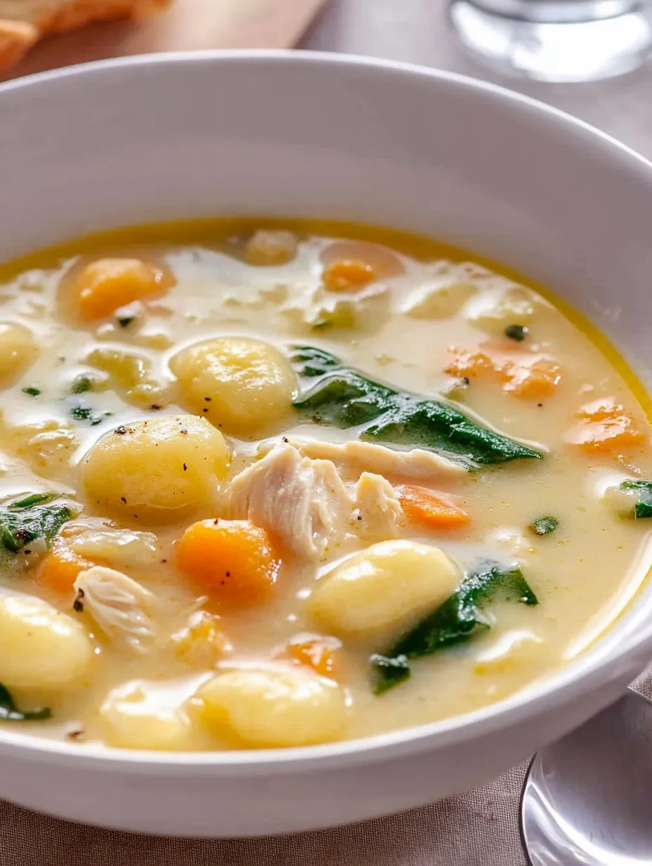 Easy Chicken Gnocchi Soup