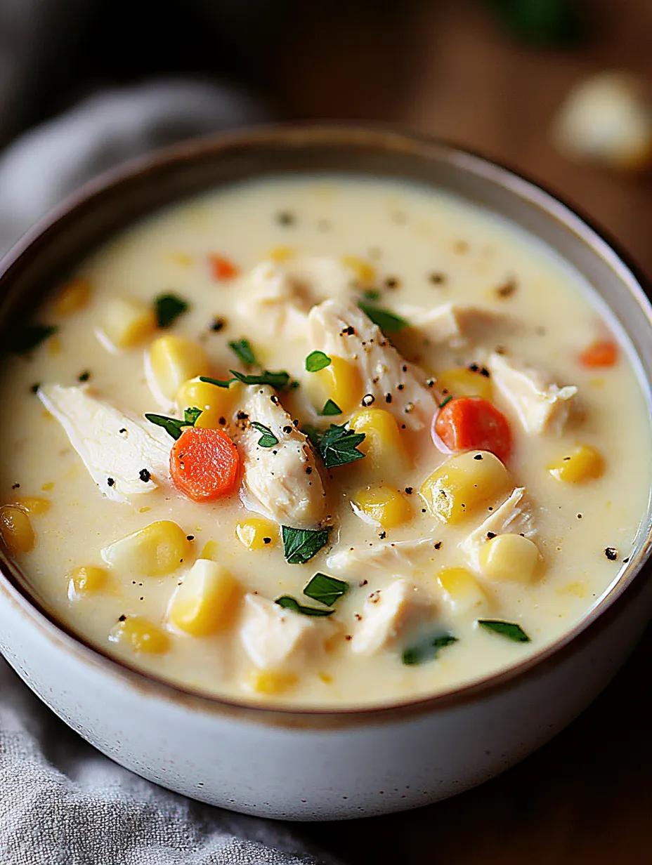 Easy Chicken Corn Chowder
