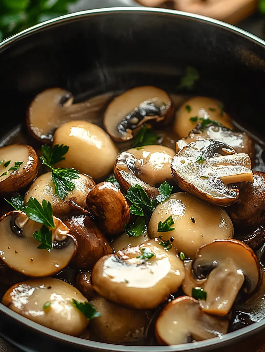 Garlic Butter Sautéed Mushrooms Recipe