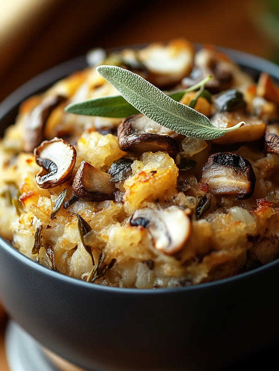Savory Mushroom and Sage Stuffing Recipe