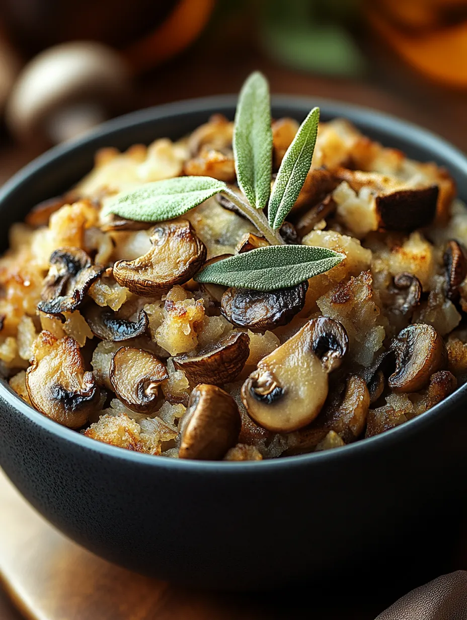 Savory Mushroom and Sage Stuffing