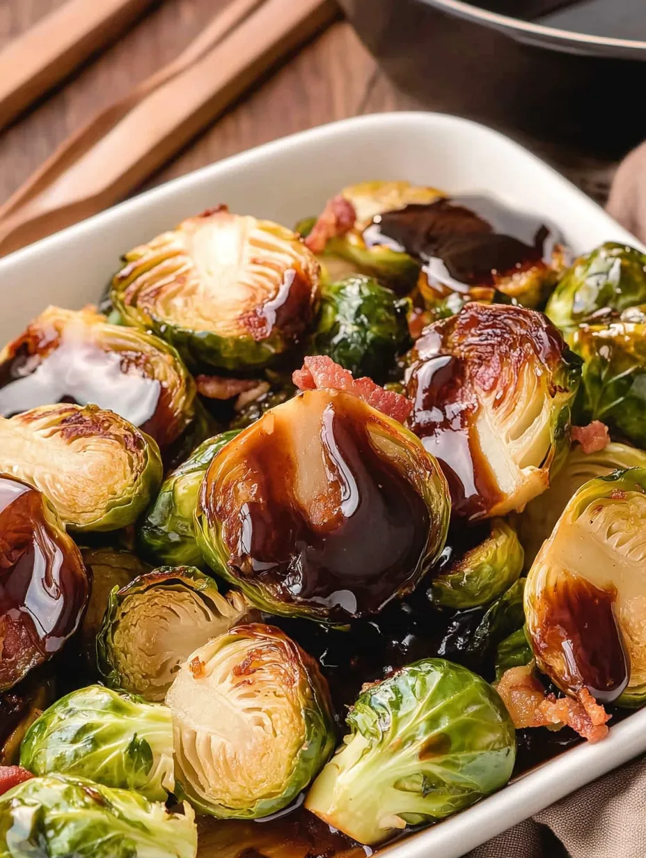 Balsamic Bacon Brussels Sprouts