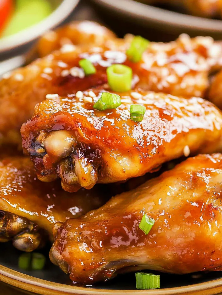 Honey Garlic Chicken Wings Recipe