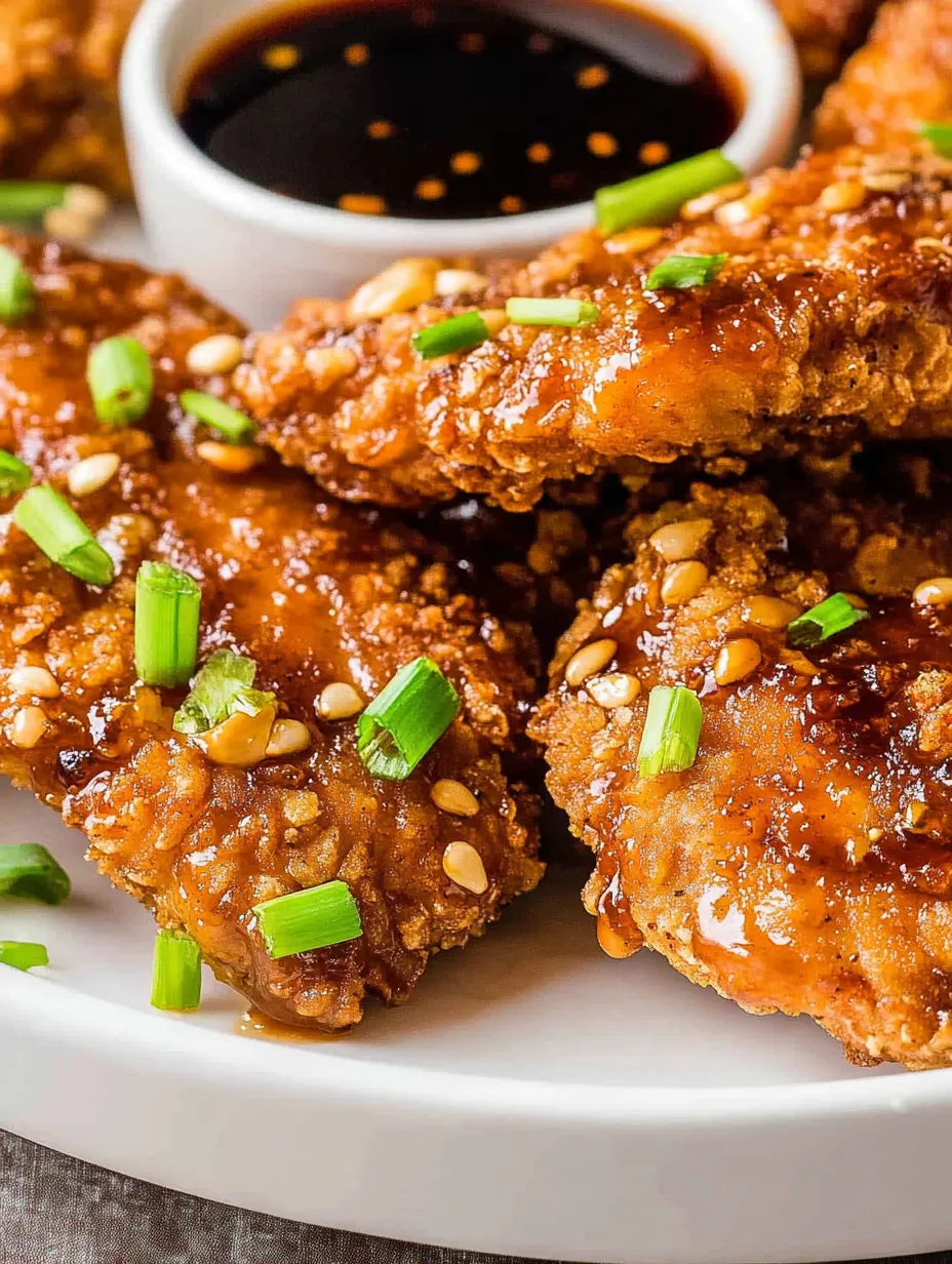 Air Fryer Honey Garlic Chicken Tenders